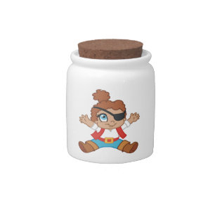 Pirate Boy Candy Jar