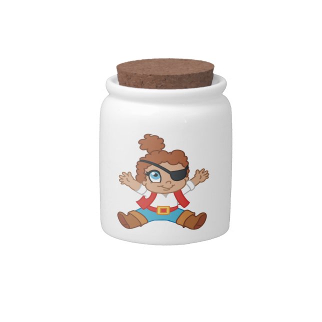 Pirate Boy Candy Jar (Front)