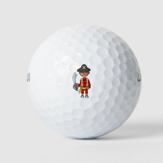 Pirate Boy Golf Balls (Front)