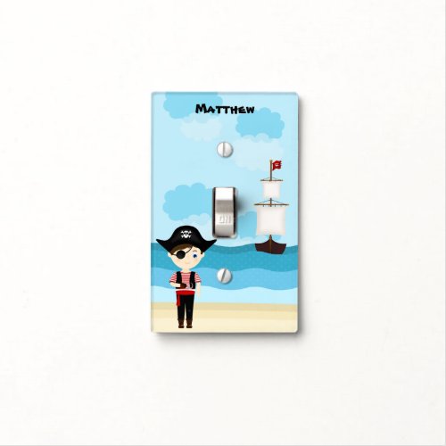 Pirate Boy Light Switch Cover