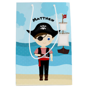 Pirate Boy Medium Gift Bag