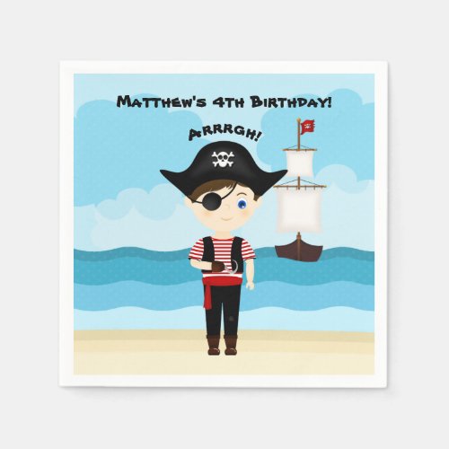 Pirate Boy Napkins