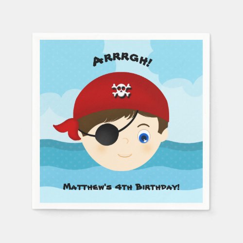 Pirate Boy Napkins