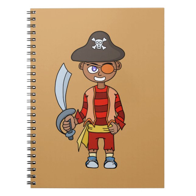Pirate Boy Notebook (Front)