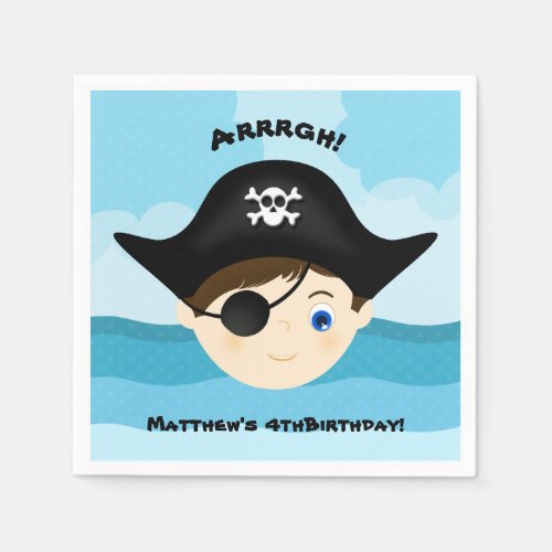 Pirate Boy Paper Napkins