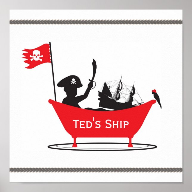 Pirate Boy Print (Front)