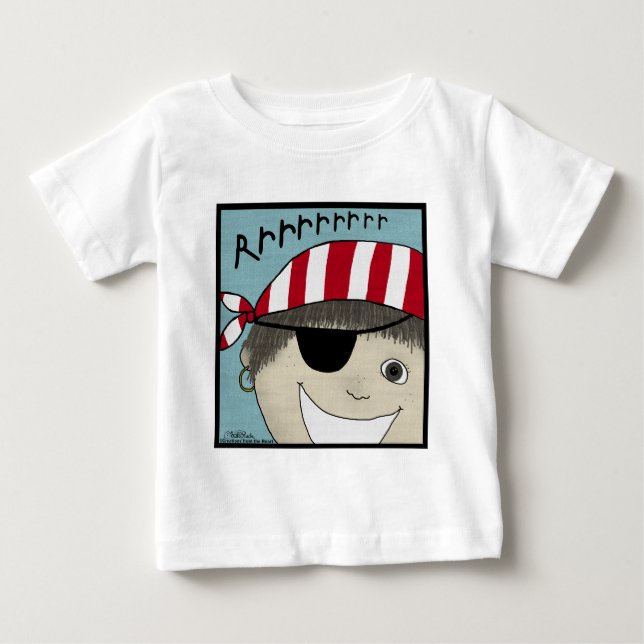 Pirate Boy Rrrrrr Baby T-Shirt (Front)