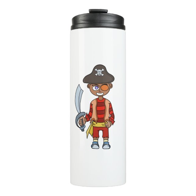 Pirate Boy Thermal Tumbler (Front)