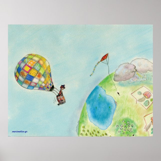 Pirate Boy Travels Around the Earth Poster (Front)