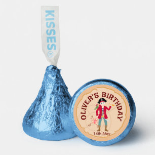 Pirate Boy Treasure Map Fun Birthday Party Hershey®'s Kisses®