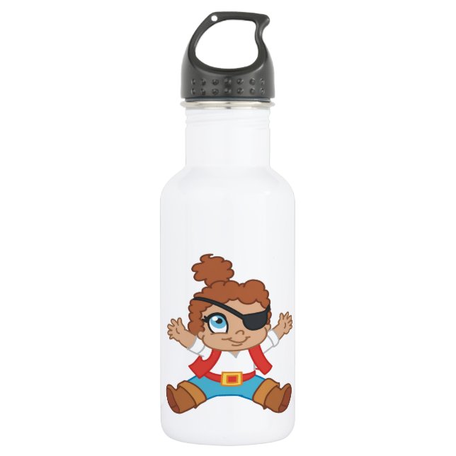 Pirate Boy Water Bottle (Front)