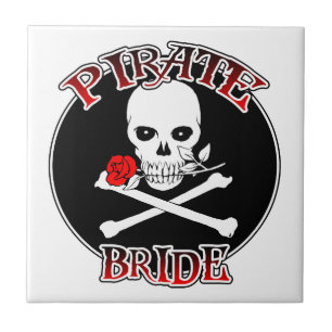 Pirate Bride Ceramic Tile