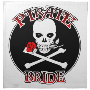 Pirate Bride Cloth Napkin