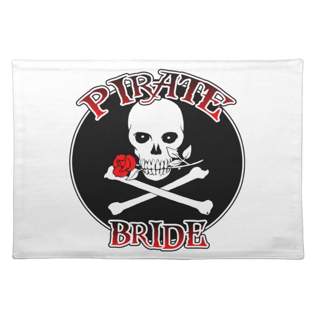 Pirate Bride Cloth Placemat (Front)