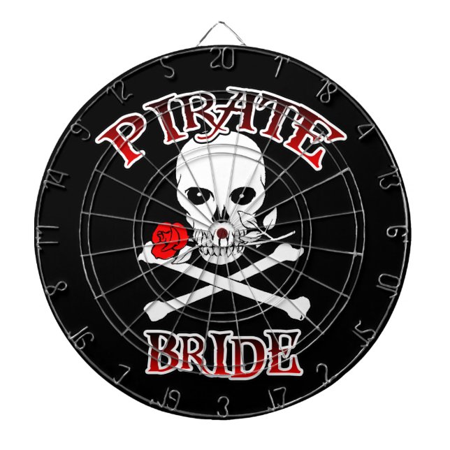 Pirate Bride Dartboard (Front)