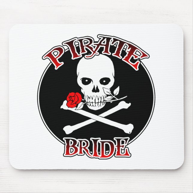 Pirate Bride Mouse Pad (Front)