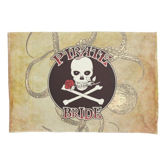 Pirate Bride Pillow Case (Front)