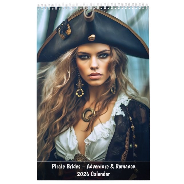 Pirate Brides – Adventure & Romance 2026 Calendar (Cover)