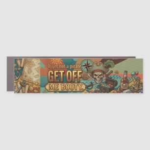 Pirate Bumper Car Magnet