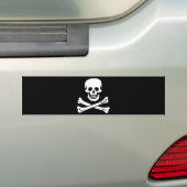 Pirate Bumper Sticker (On Car)