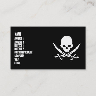 Pirate Business Card