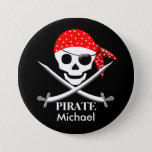Pirate Buttons - Personalize - Collection at Zazzle