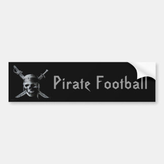Pirate_by_mo013-741289, Pirate Football Bumper Sticker