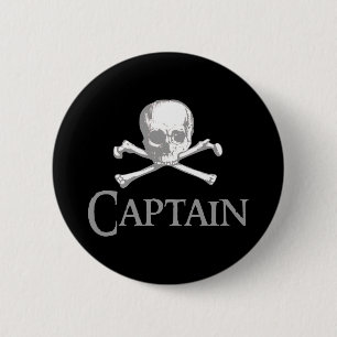 Pirate Captain Button