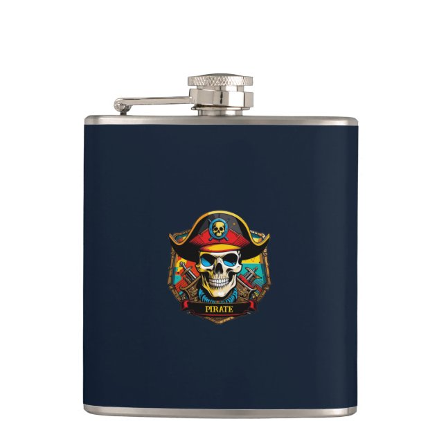 Pirate Captain Flask (Front)