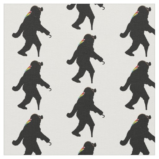  Pirate Captain Hook Hand Sasquatch  Fabric