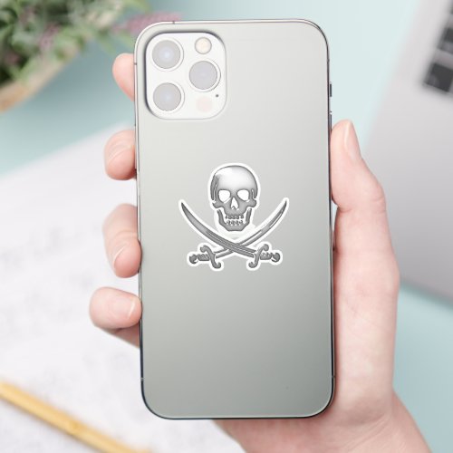 Pirate Captain Jolly Roger Sticker