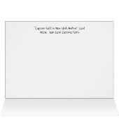 Pirate Captain Kidd in NY Harbor Cards (Inside Horizontal (Top))