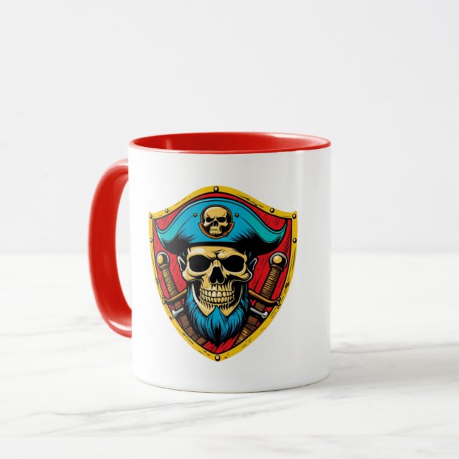 Pirate Captain Mug (Front Left)