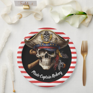 Pirate Captain Paper Plates