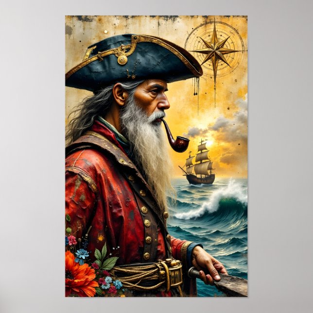 Pirate Captain Poster (Front)