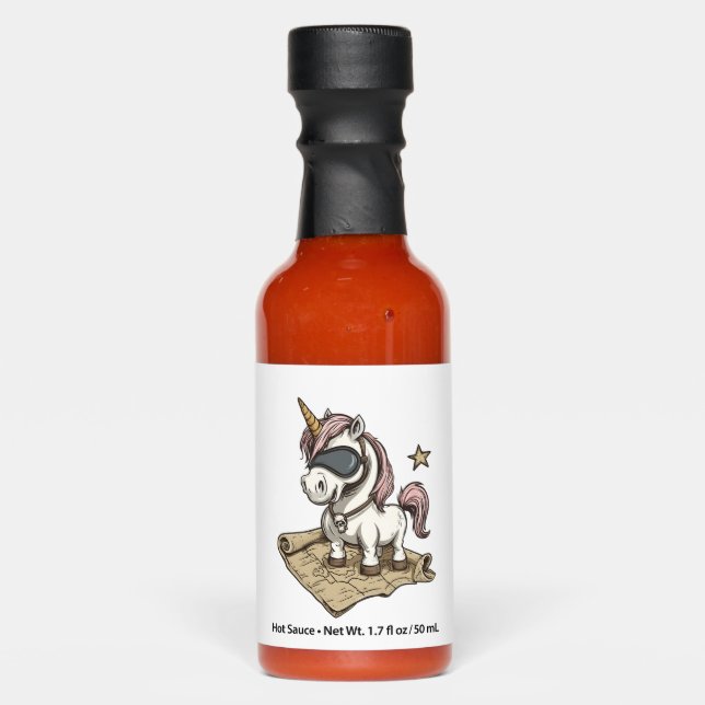 Pirate Captain Unicorn (1) Hot Sauces (Front)
