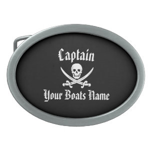 Pirate captains belt buckle