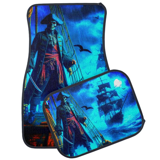 Pirate Car Floor Mat (Set)