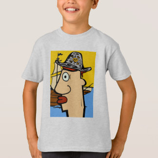 Pirate Cartoon Head T-Shirt