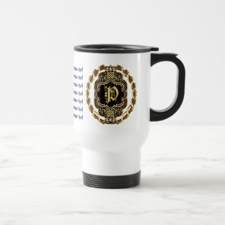 Pirate Casino 1 W/Monogram P Read About Design Travel Mug
