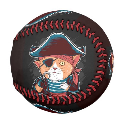 Pirate Cat Baseball