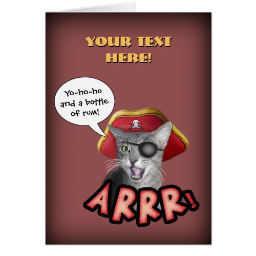 Pirate Cat customizable