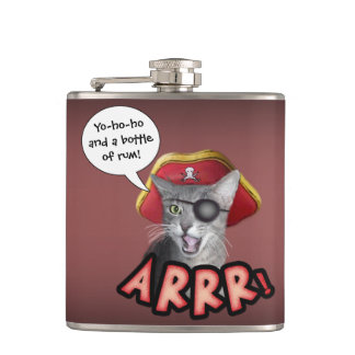 Pirate Cat Flask