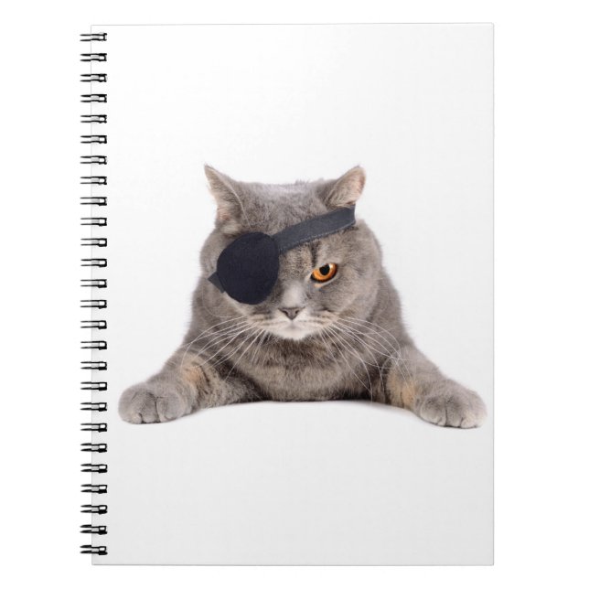 Pirate Cat Notebook (Front)