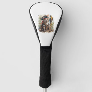 Pirate Cat Treasure Golf Head Cover