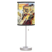 Pirate Cats Find The Loot Table Lamp (Left)