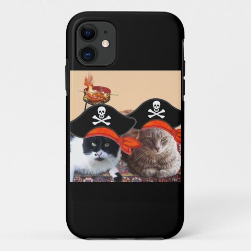 PIRATE CATS Talk like a Pirate Day iPhone 11 Case