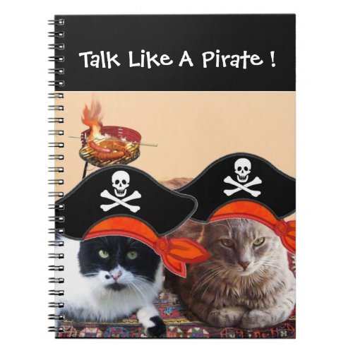 PIRATE CATS Talk like a Pirate Day Notebook