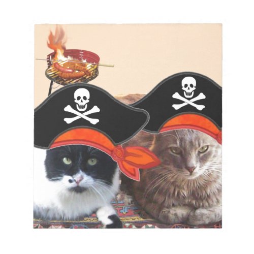 PIRATE CATS Talk like a Pirate Day Notepad