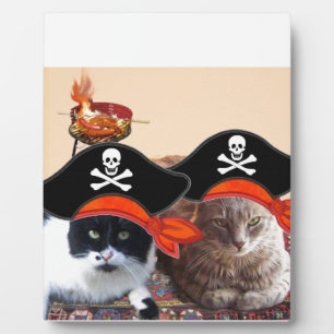 PIRATE CATS ,Talk like a Pirate Day Plaque